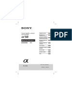 Sony A-58 Manual