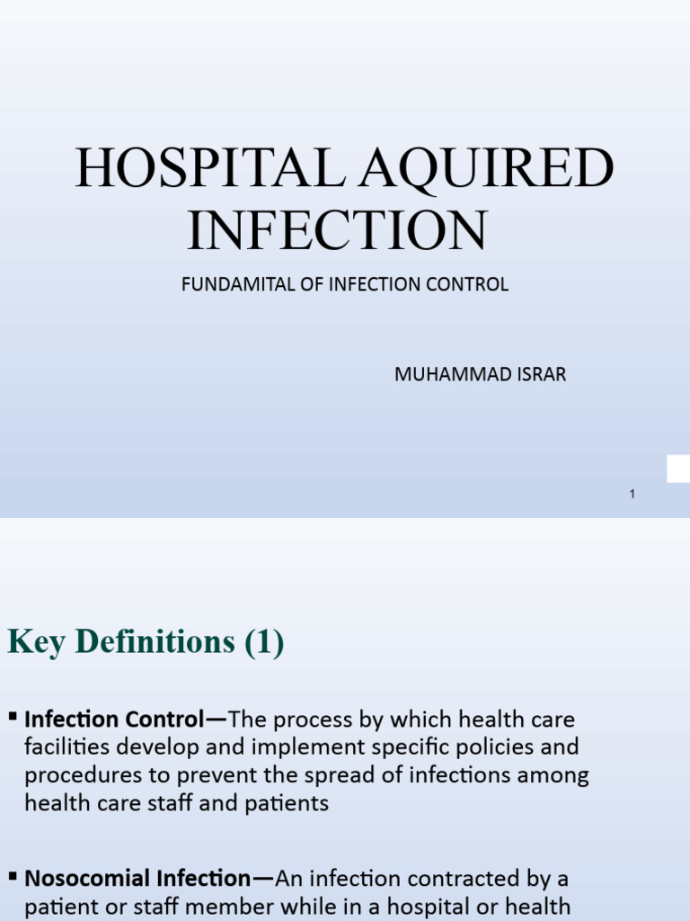65ba34 - Hospital Acquired Infection | PDF | Hospital Acquired ...