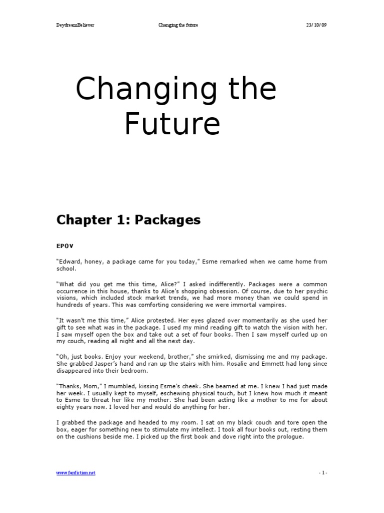 Changing The Future