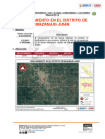 Reporte Complementario N.º 1238 5feb2024 Deslizamiento en El Distrito de Mazamari Junín 5