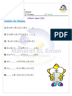 3rd Prim-Worksheet 2 - Extra