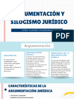 Argumentación y Silogismo Jurídico