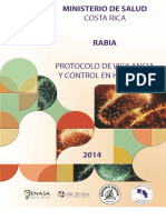 Rabia Protocolo de Vigilancia y Control en Humanos 2014