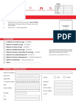 Saito Application Form PDF