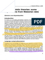 Theories in Sociolinguistics Full Topic - 231031 - 011542