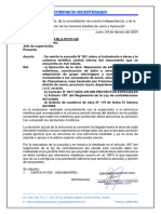 Carta #005 Consulta #001 Columna Metalica