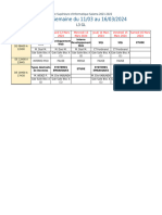 Horaire l3 GL