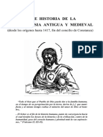 Pérez-Mosso, Historia de La Iglesia Antigua y Medieval. Introducción A La Edad Media