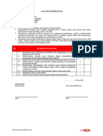 Analisis Kompetensi Semester 1