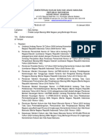 SEK.4-PB.05.05-137 Surat Tindak Lanjut BMN Yang Berfungsi Khusus