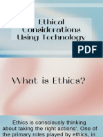 (Group 10) Ethical Considerations in Using Technology