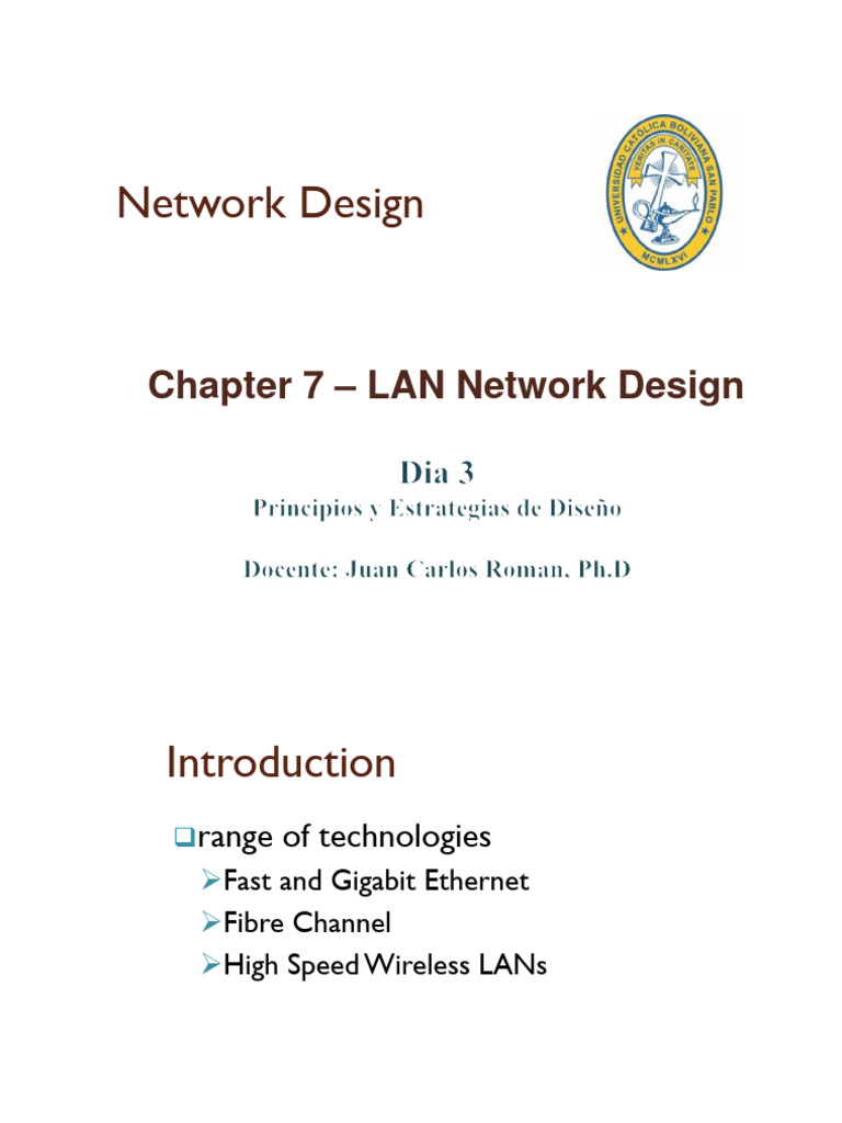 LAN Network Design and Technologies | PDF | Ethernet | Computer Network