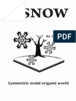 (British Origami Society Booklets (78) ) John S. Smith - Snow - Symmtetric Nodal Origami World-British Origami Society (2012)