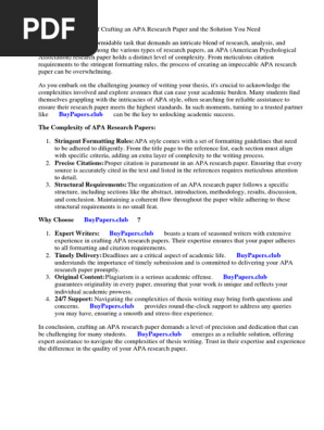 Apa Research Paper