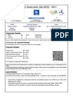 Electronic Reservation Slip (ERS) : 2905776789 14208/PADMAVAT EXP Ac 3 Tier Sleeper (3A)