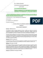 Ley #31297, Ley Del Servicio de Serenazgo Municipal