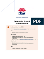 2024 Watermarked Geography Stage 6 Syllabus 2009