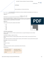 Actividad 7. Números Racionales - Fracciones - Schoology