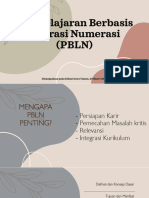 Pembelajaran Berbasis Literasi Numerasi (PBLN)