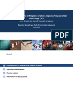 OCP - Fondation - Etude de L'écosystème Entrepreneurial - Lot2 - Lancement de Laayoune - v1