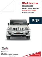 Mahindra Bolero City Pikup Manual M2dicr d25 Bs6