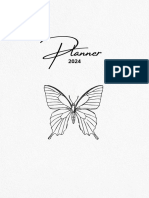 Planner Butterfly 2024