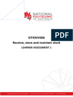 NPA - SITXINV006-Assessment 1 - Learner Workbook