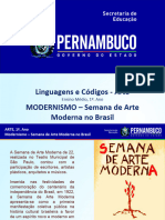 Modernismo Semana de Arte Moderna no Brasil