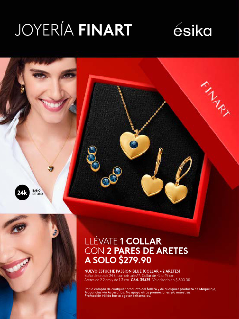 Promoción Joyería Finart: Collar y Aretes | PDF | Softlines (venta ...