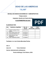 Trabajo Final Gestion Del Talento Humano Terminado