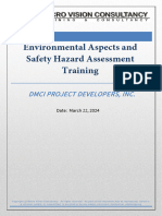 Hand-Out Env. & Safety Hazard
