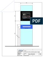 Visio-Cut Out For Glass Control Pane 22 Dim - 590x500 2022 V20