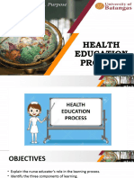 Lesson 4 Health Education Process