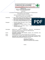 E.P 8.4.1.1 SK tentang standarisasi kode klasifikasi diagnosis dan terminologi yg digunakan