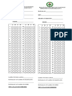 Answer Sheet 2022 2023