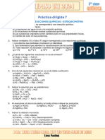 REPASO Enero 2024 - Quimica - Practica 7 - REACCIONES QUIMICAS - ESTEQUIOMETRIA - 05-02-2024