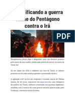 Decodificando A Guerra Online Do Pentágono Contra o Irã: Esperava