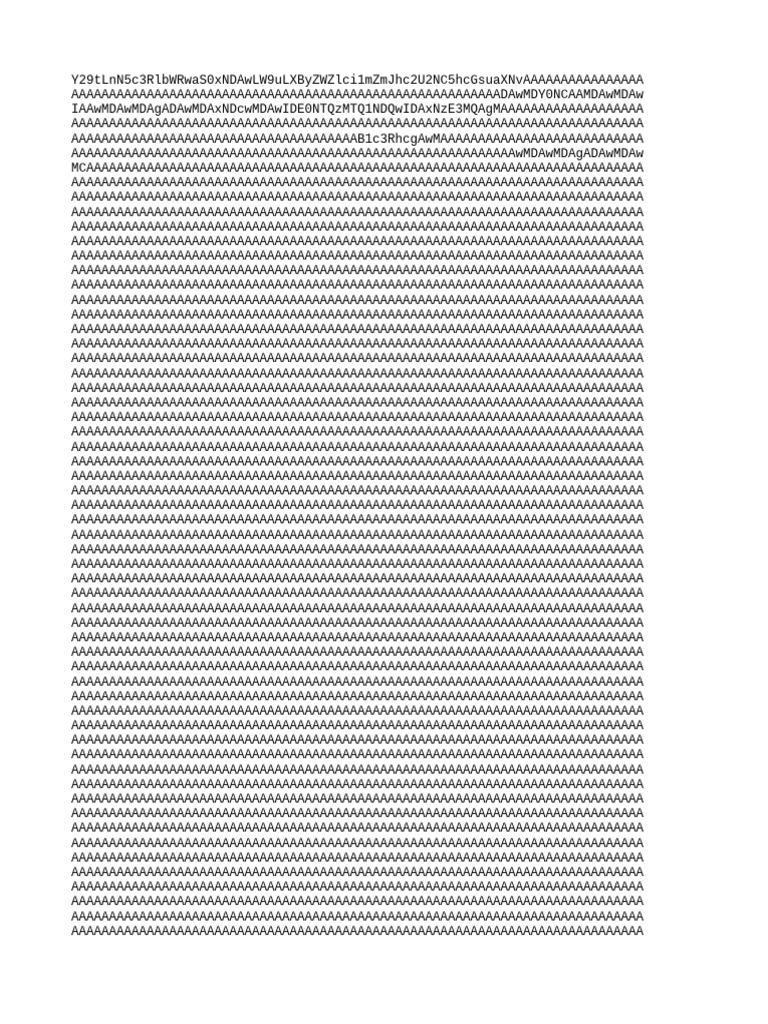 Base64 Encoded Data Analysis | PDF