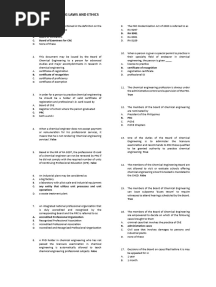 ChE Laws and Ethics