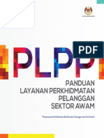 Buku Panduan Layanan Perkhidmatan Pelanggan Sektor Awam (PLPP)