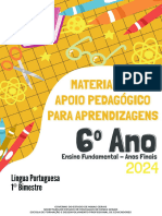 6 - Ano - Lingua Portuguesa 2024