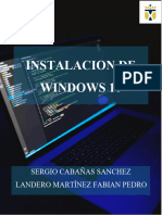 Instalacion Windows 10