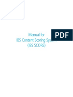 Manual for IBS Content Scoring System (IBS Score)