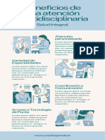 Infografia Medicina y Enfermedades Creativo Doodle Celeste