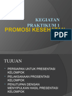 Kegiatan Praktikum 1 - Promkes