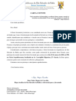 Carta Convite Padres Referenciais