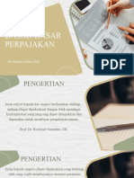 Dasar-Dasar Perpajakan