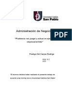 Prudencia - Ver, Juzgar y Actuar en Un Ejecutivo Empresarial Lã - Der