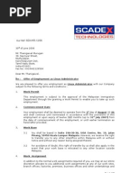 Letter Offer