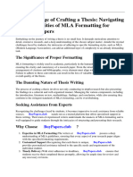 Mla Formatting For Research Paper